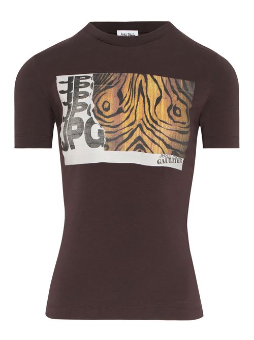 Wood Print T-Shirt JEAN PAUL GAULTIER | 2503WTO294J002710060